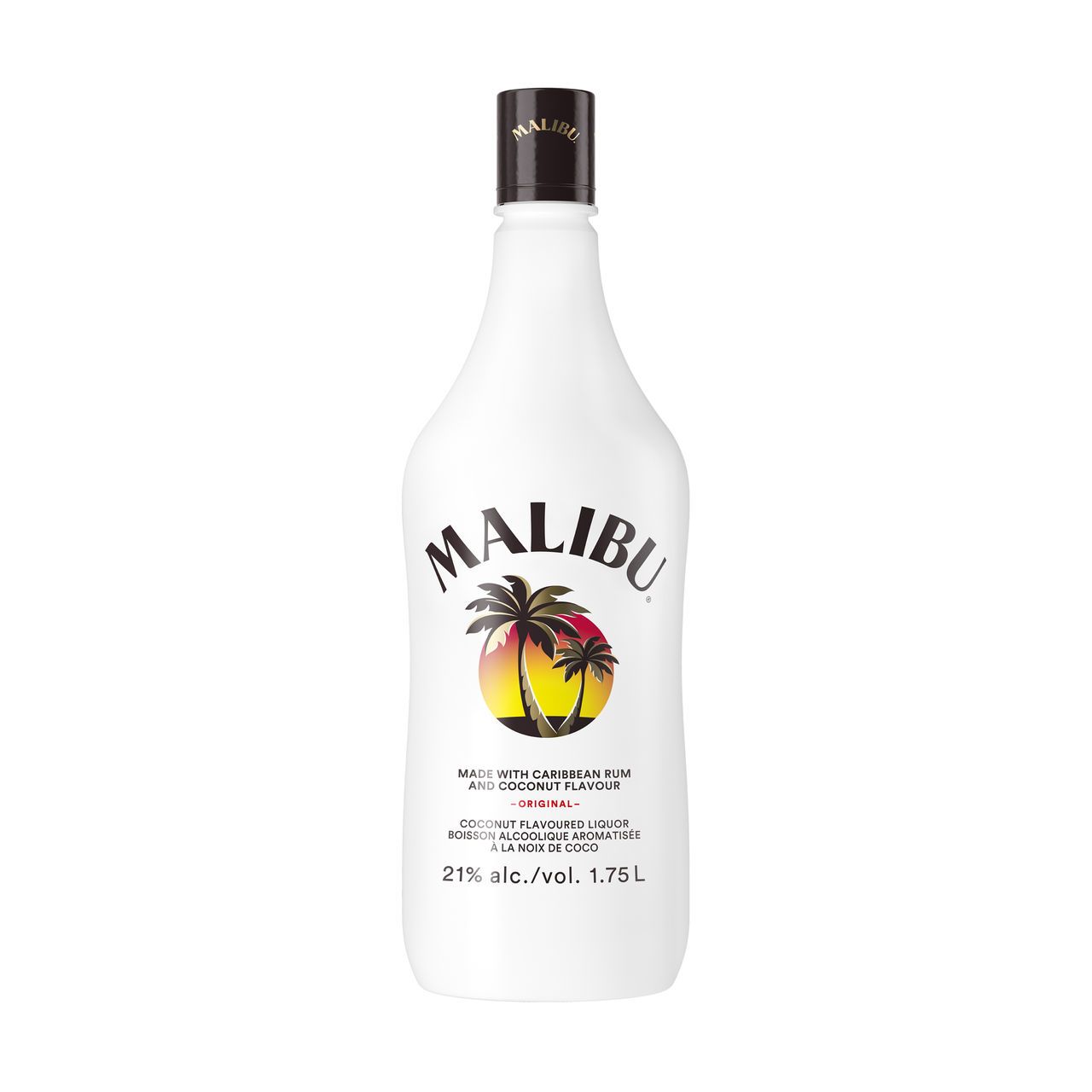 Malibu Coconut Rum Liquor 1.75L