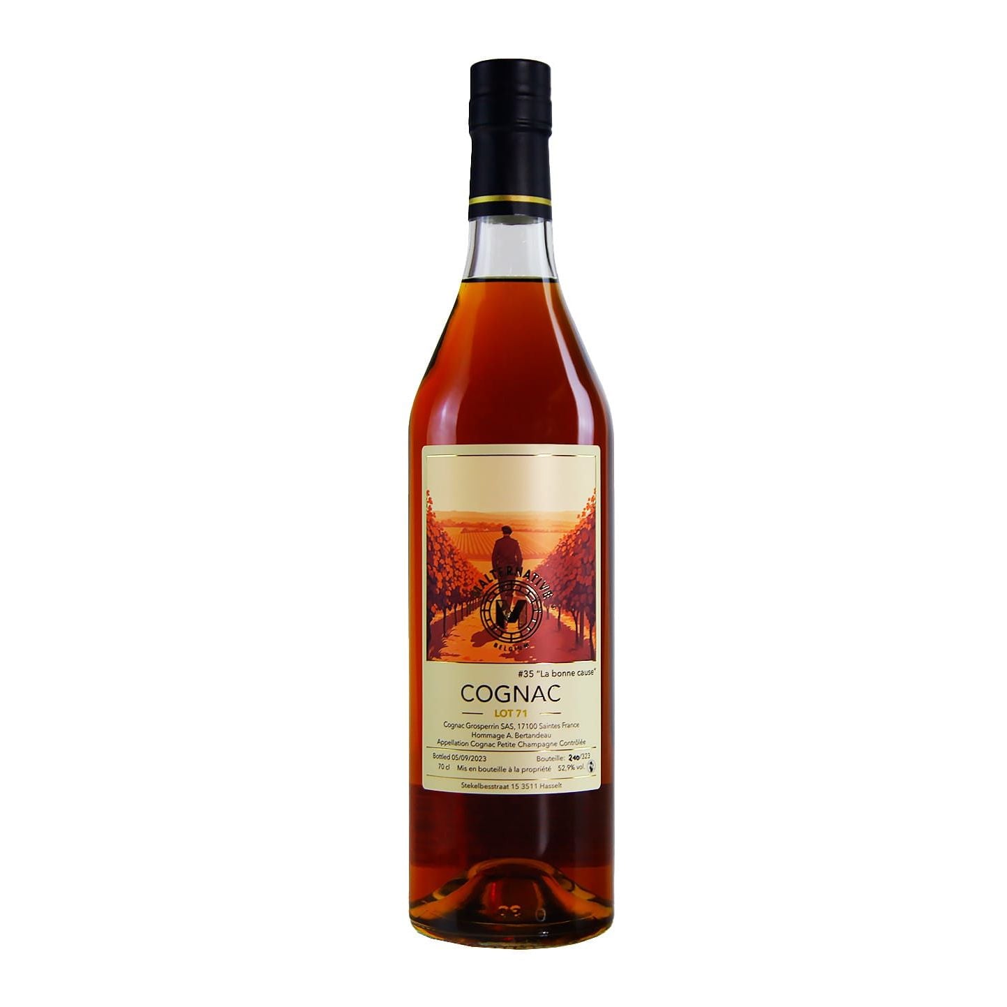 Malternative #35 “La bonne cause” Cognac Petite Champagne Grosperrin Lot 71 52.9%