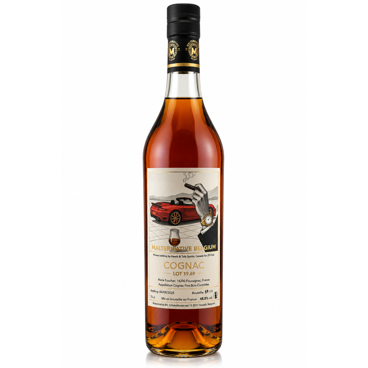 Malternative Belgium Cognac Lot 19.69 Fins Bois