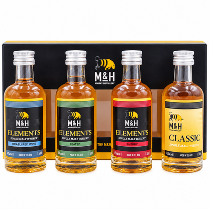Milk and Honey Israeli Whisky Variety Pack 4x50ml