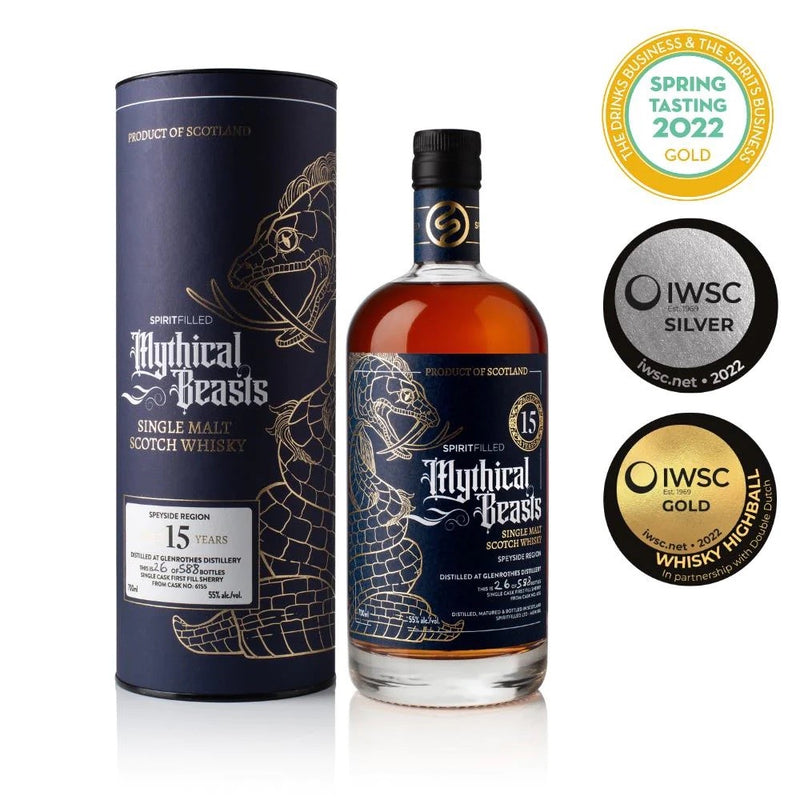 Mythical Beasts Glenrothes 15 Year Old 55% 700ml