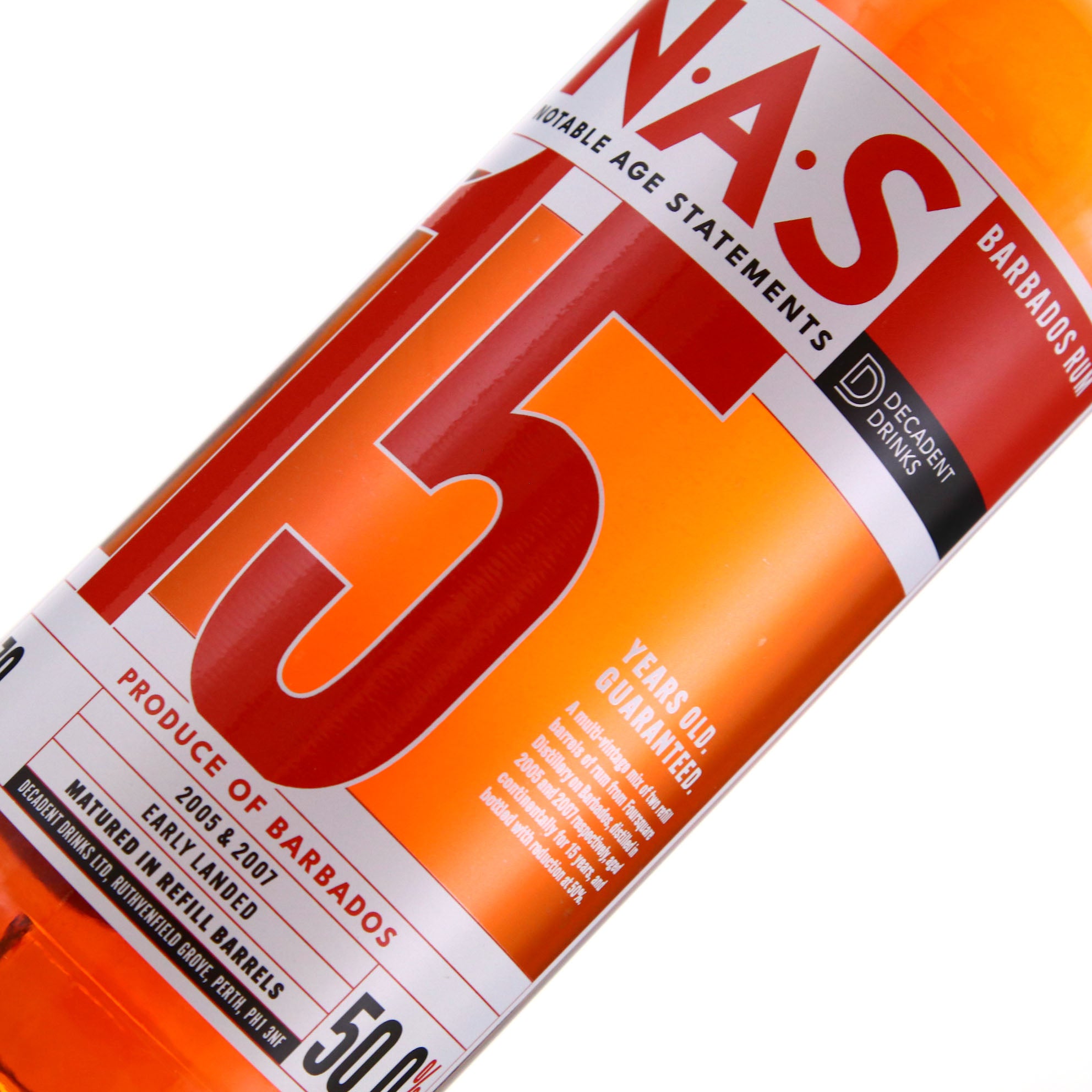 Decadent Drinks NAS Edition No.5 Barbados Rum 15 Year Old 700ml