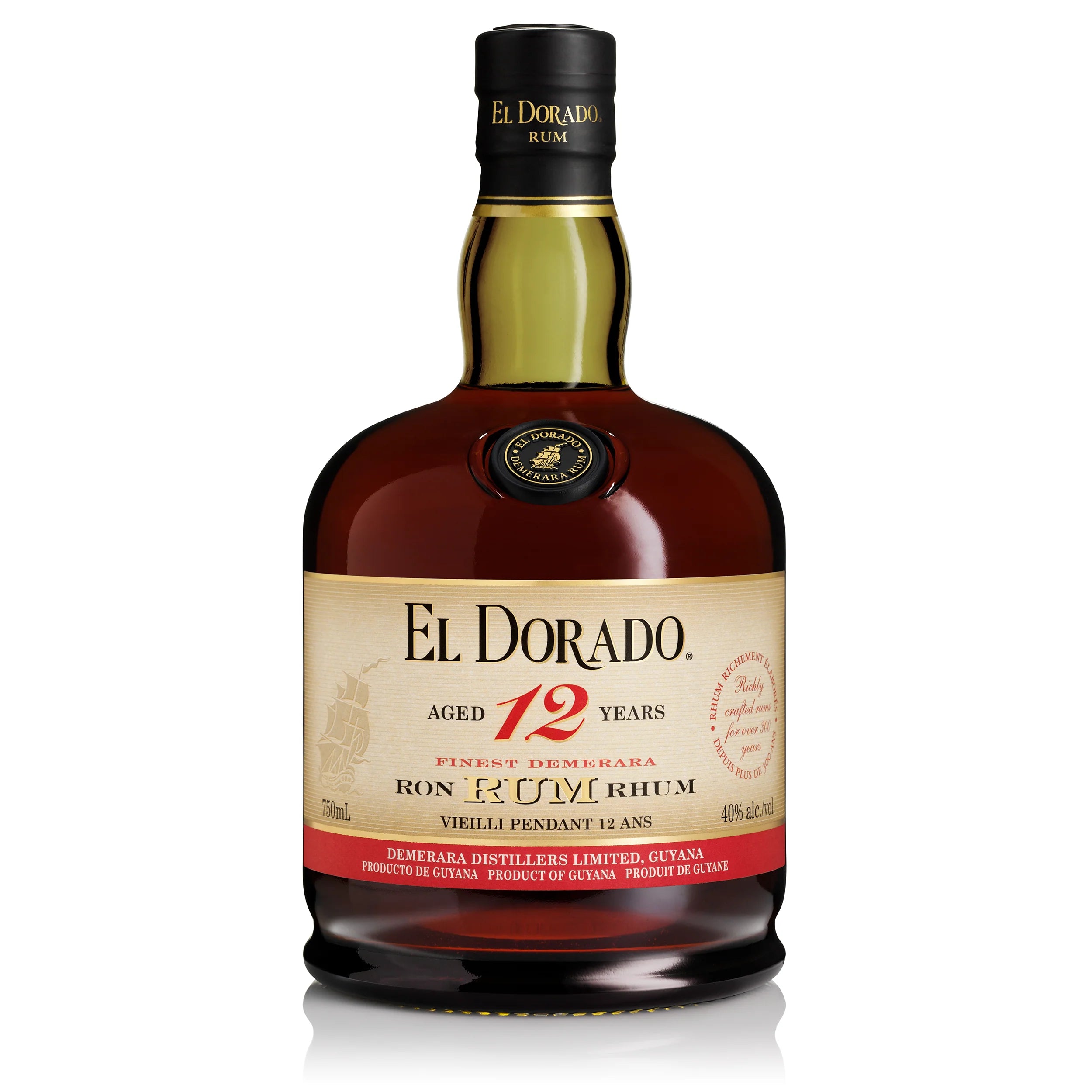 El Dorado 12 Year Old Rum 750ml