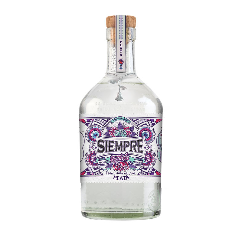 Siempre Plata (NOM 1414) Tequila 750ml