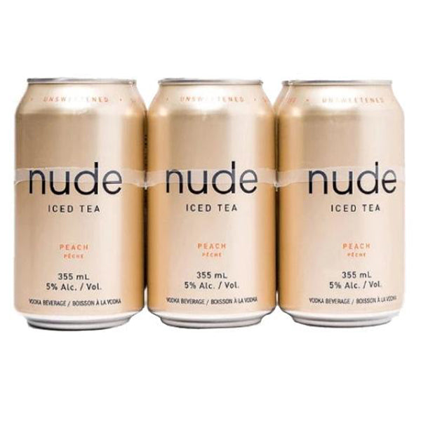 Nude Iced Tea Peach 6 Cans