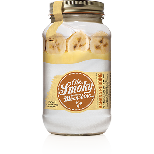 Ole Smoky Banana Pudding Cream Moonshine 35% ABV 750ml