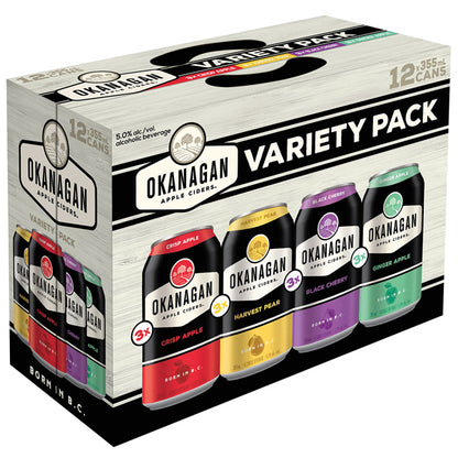 Okanagan Apple Ciders Variety Pack 12 Cans
