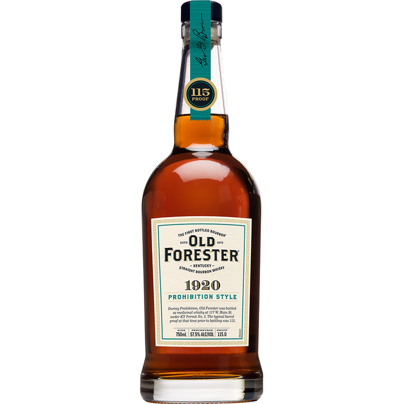 Old Forester 1920 Prohibition Style 57.5% ABV 750ml