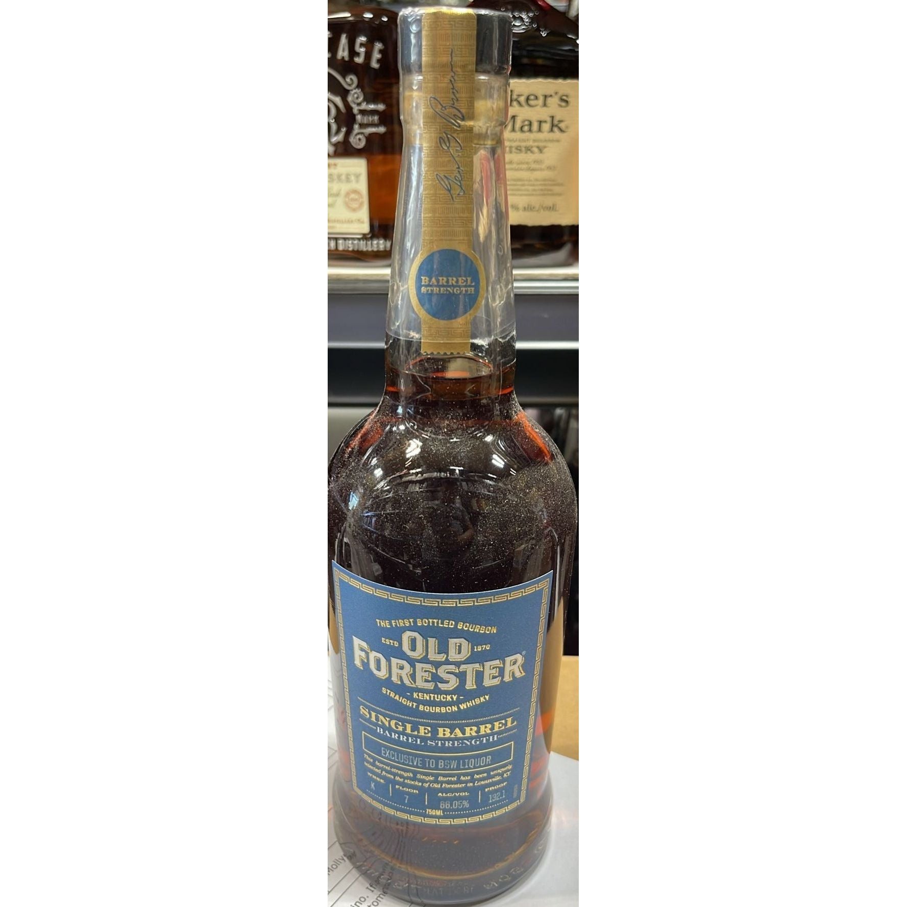 Old Forester Barrel Strength Single Barrel #7893 66.05% 750ml