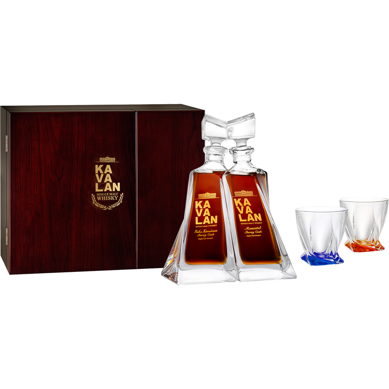 Kavalan Solist PX Sherry And Moscatel Decanter Set 2x500ml