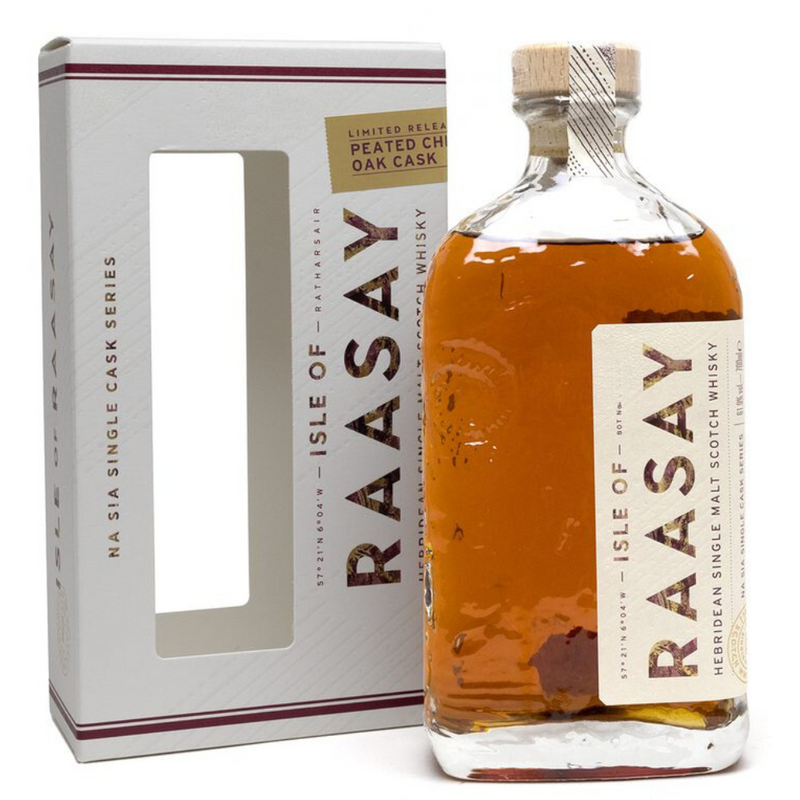 Raasay Na Sia Peated Chinkapin Single Cask 61.4% ABV 700ml