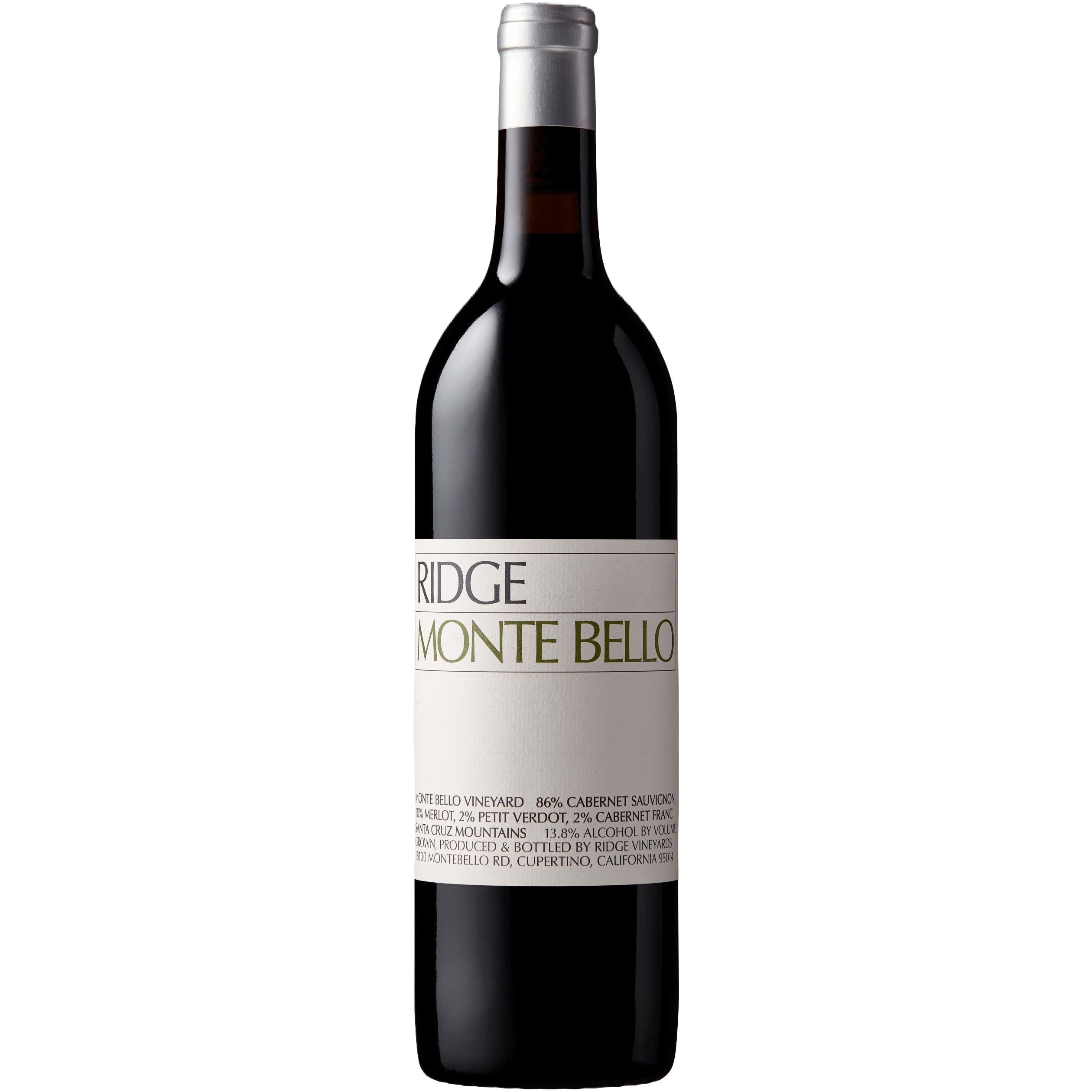 Ridge Vineyards Monte Bello