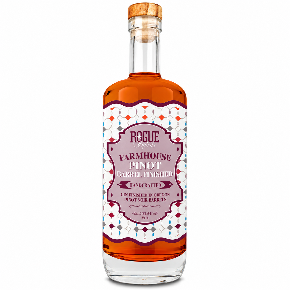 Rogue Spirits Farmhouse Pinot Barrel Finished Gin