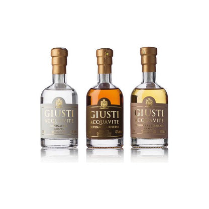 Giusti Grappa Gift Set 3x100ml