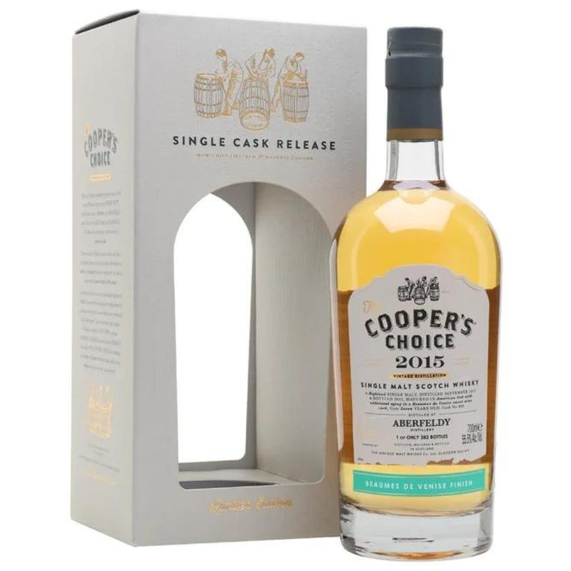 Coopers Choice Aberfeldy 2015 7 Year Old Beaume De Venise Finish 55.5% 700ml