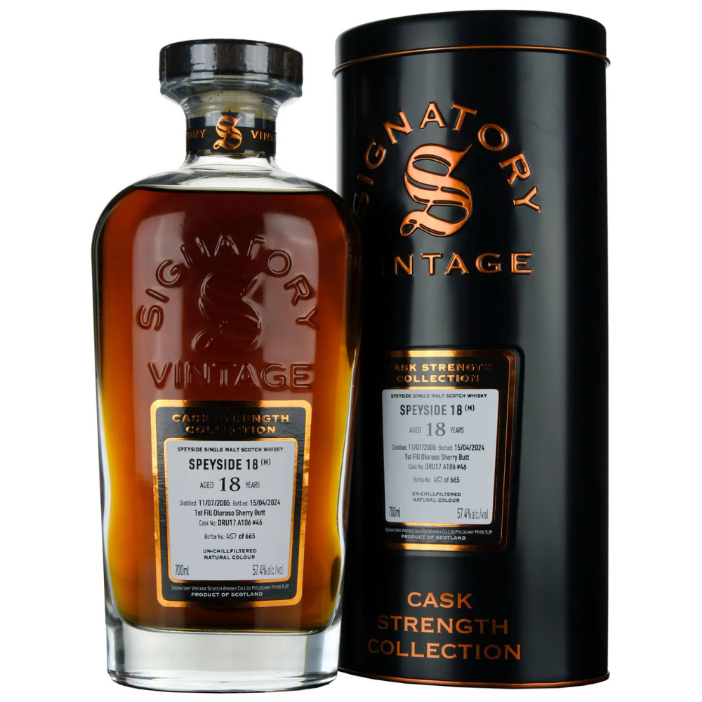 Signatory Speyside (Macallan) 2005 18 Year Old 57.4% ABV