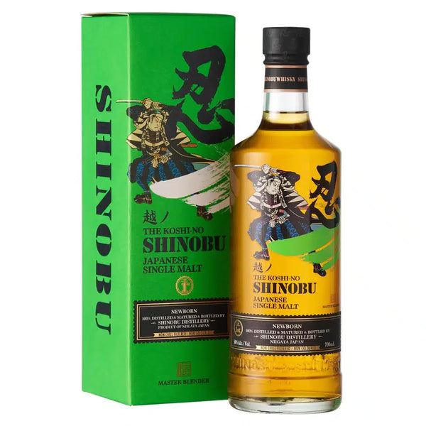 【未開封】SHINOBU 越ノ忍 ジャパニーズシングルモルト NEWBORN Shinobu Newborn Single Malt Japanese Whisky – BSW Liquor