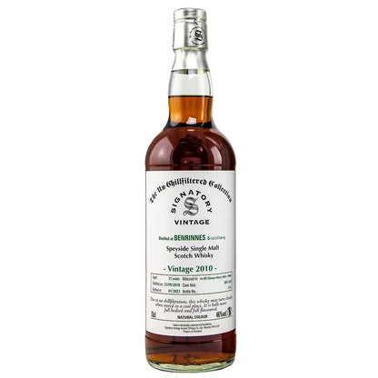 Signatory Vintage Benrinnes 12 Year Old 2010 Single Malt Scotch Whisky