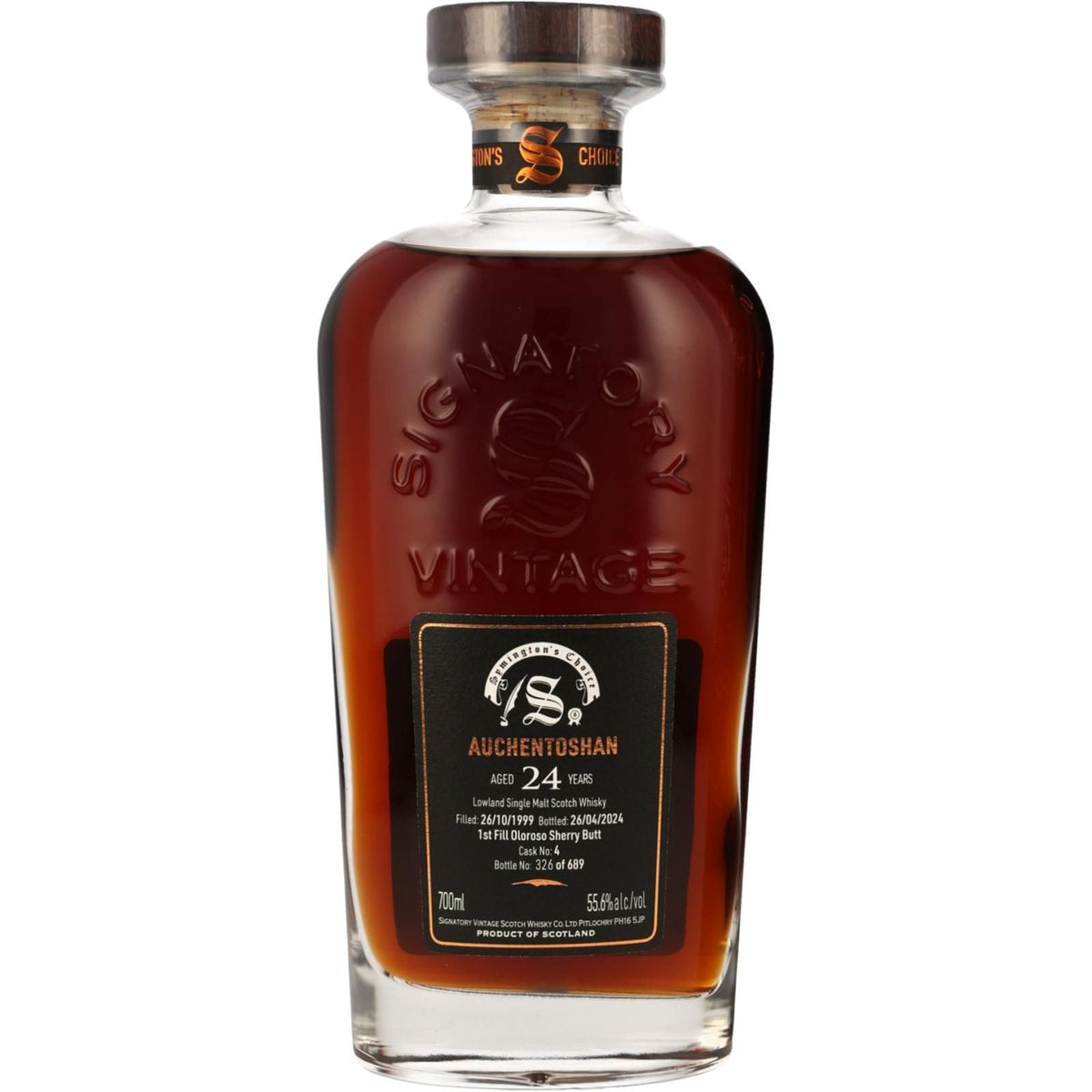 Signatory Vintage Symington's Choice Auchentoshan 24 Year Old 1999 Cask #4
