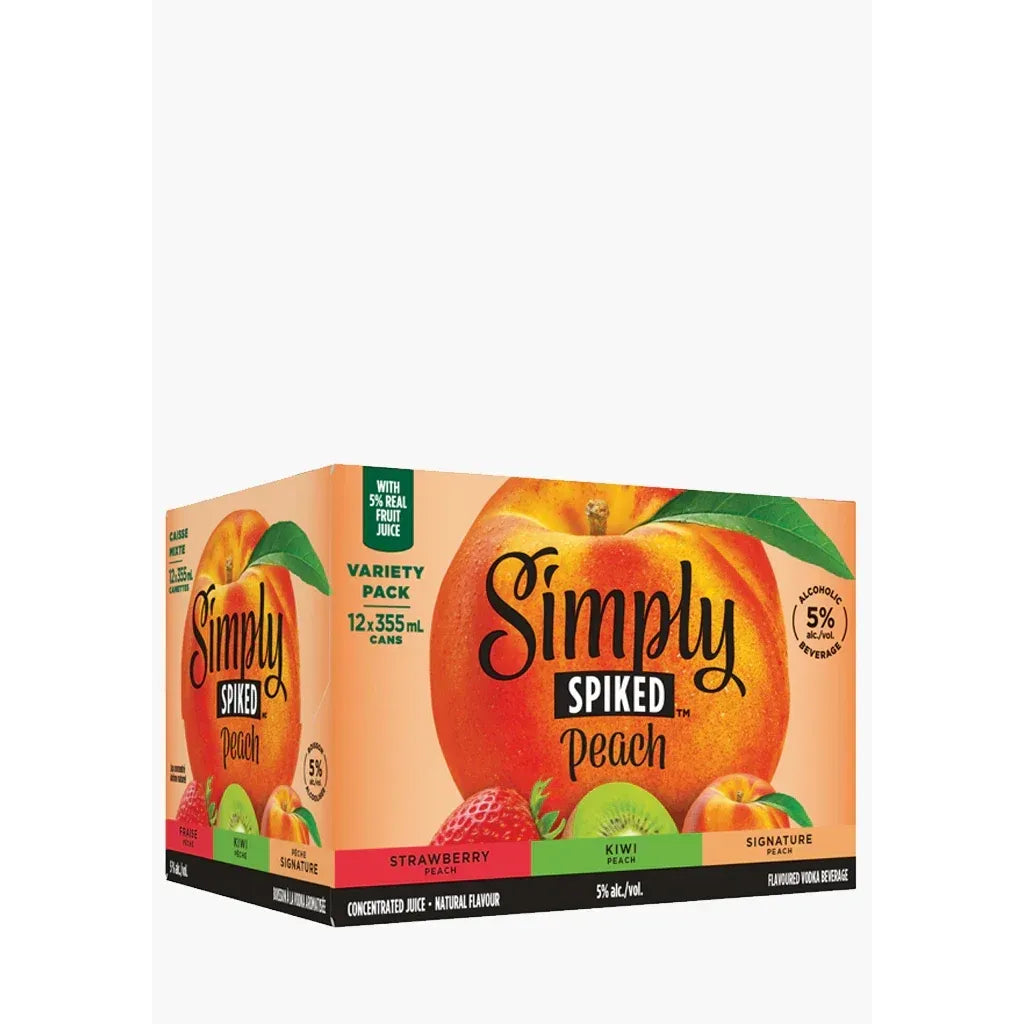Simply Spiked Peach Mixer