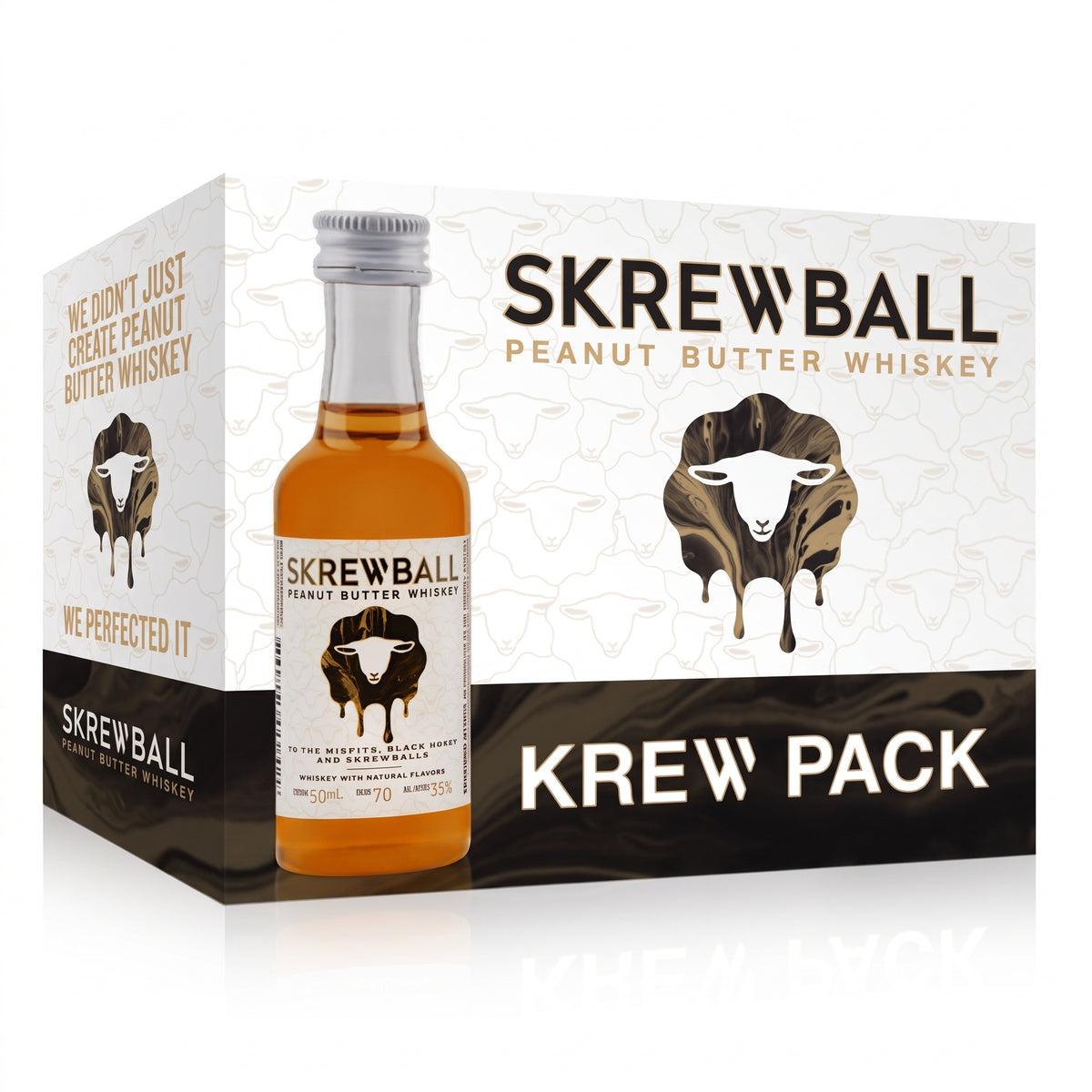 Skrewball Peanut Butter Whiskey Krew Pack 8 x 50ml