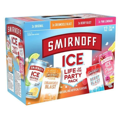 Smirnoff Ice Life of the Party Pack 12 Cans