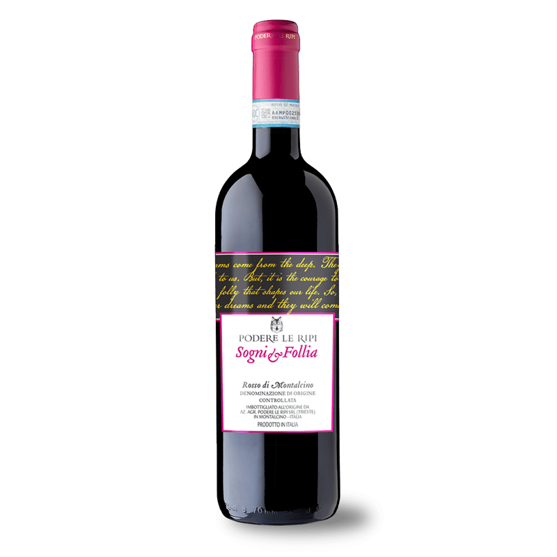 Podere Le Ripi Rosso di Montalcino Sogni e Follia 2018 750ml
