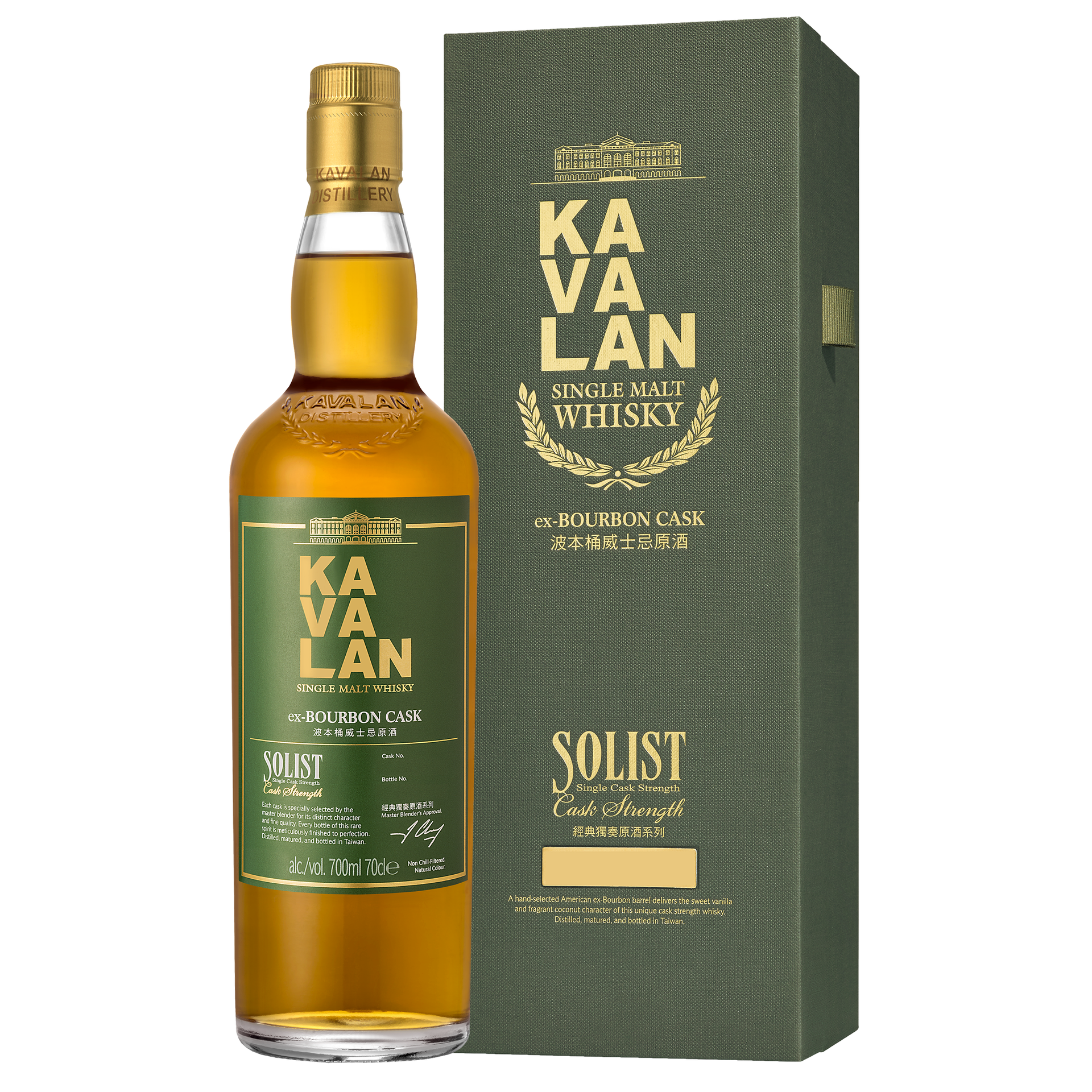 ウイスキー KAVALAN SOLIST ex-Bourbon Cask 1000ml Kavalan Solist Ex-Bourbon Cask Taiwanese Single Malt Whisky