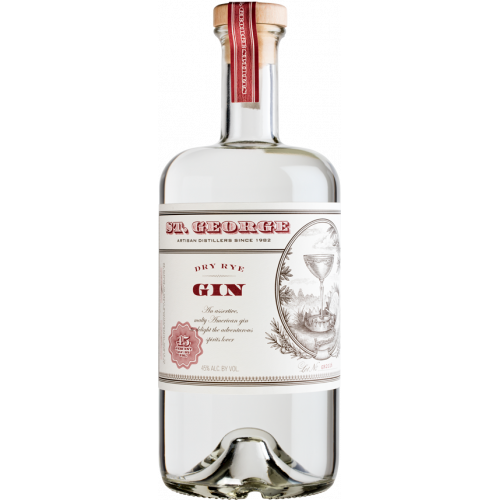 St George Dry Rye Gin 45% ABV 750ml