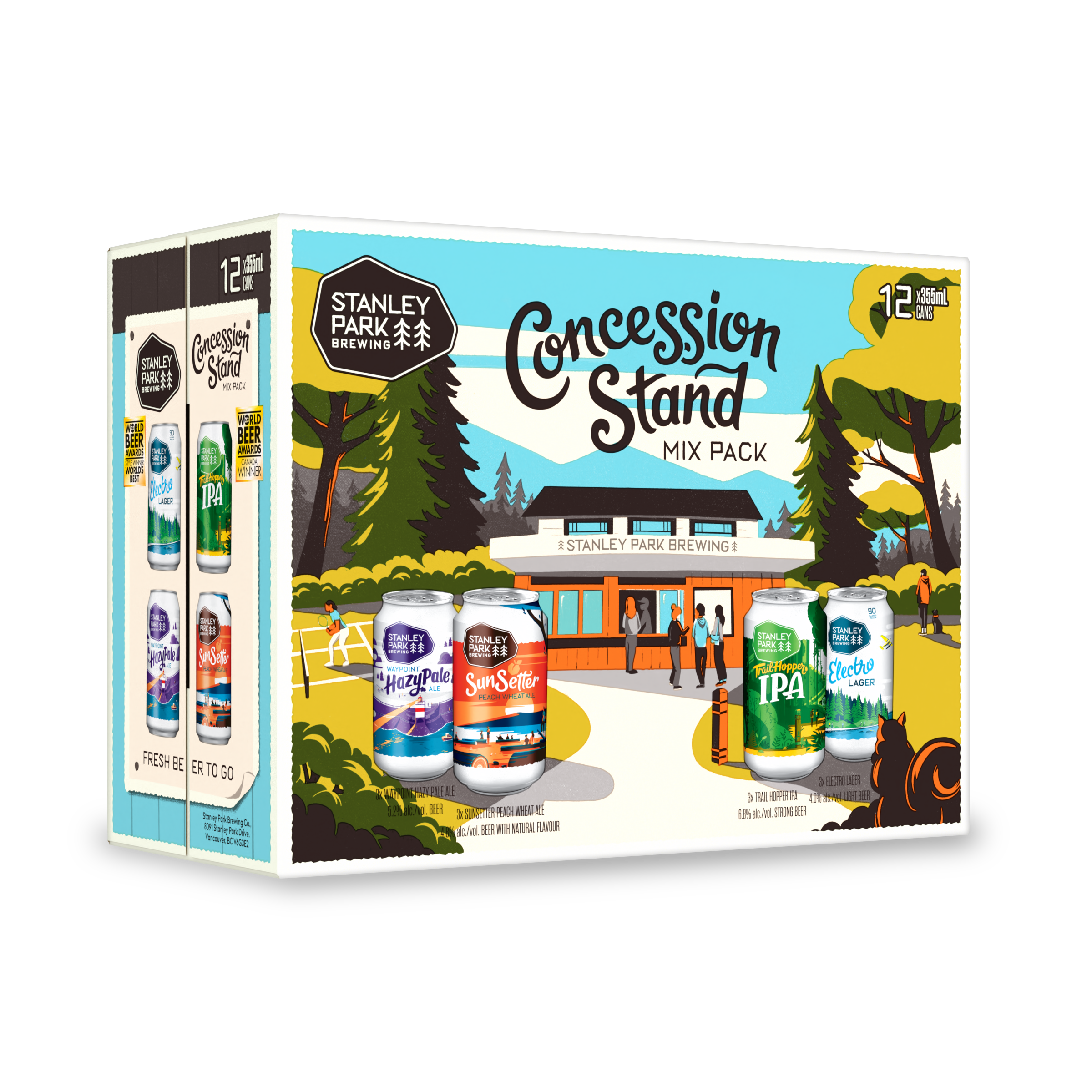 Stanley Park Concession Stand Mix Pack 12x355ml Cans