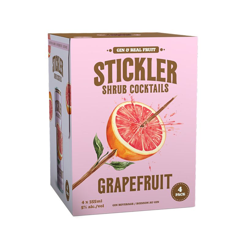 Stickler Grapefruit 4 Cans