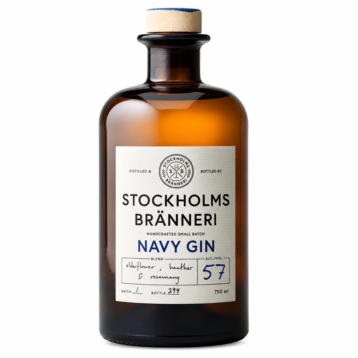 Stockholms Branneri Navy Gin 750ml