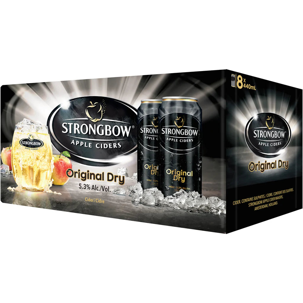 Strongbow Original Dry Cider 8 Tall Cans