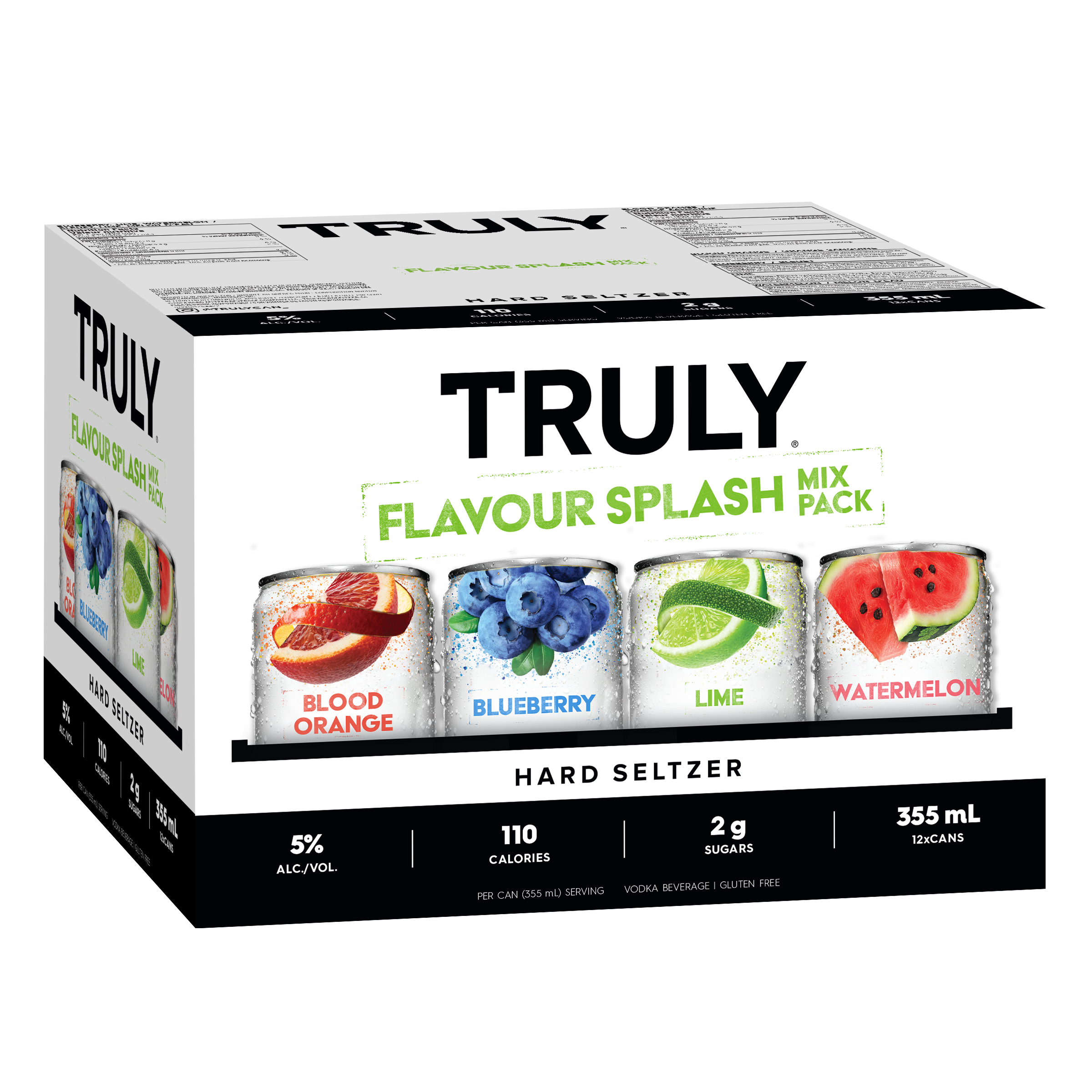 Truly Flavour Splash Mix 12Pk Can