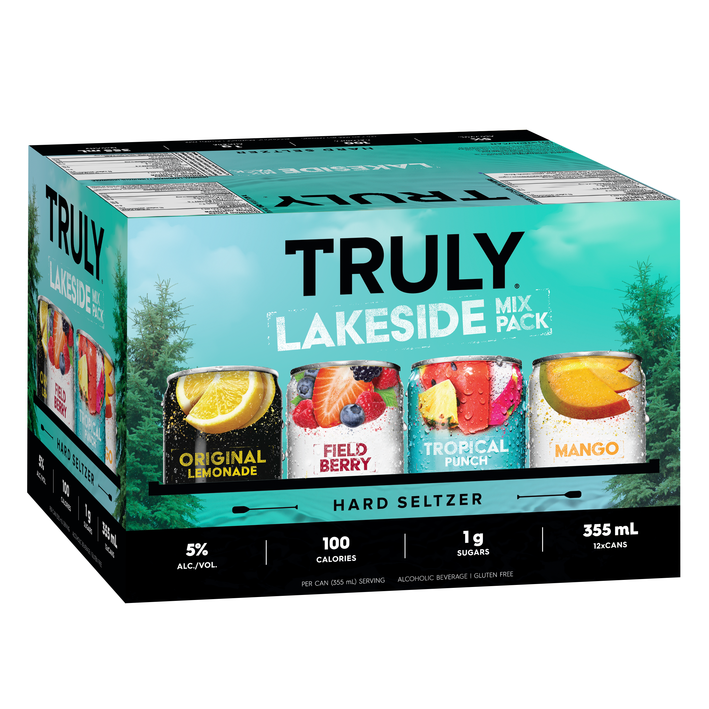 Truly Lakeside Variety Pack 12 Cans