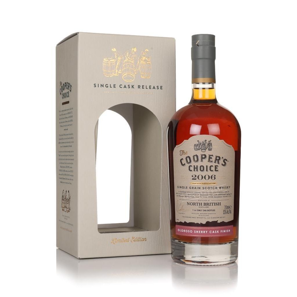 The Cooper's Choice North British 17 Year Old 2006 Cask #4358 Oloroso Sherry Finish