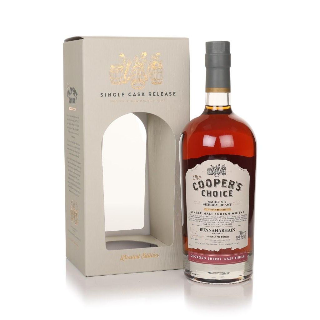The Cooper's Choice Smoking Sherry Beast Bunnahabhain Cask #1153