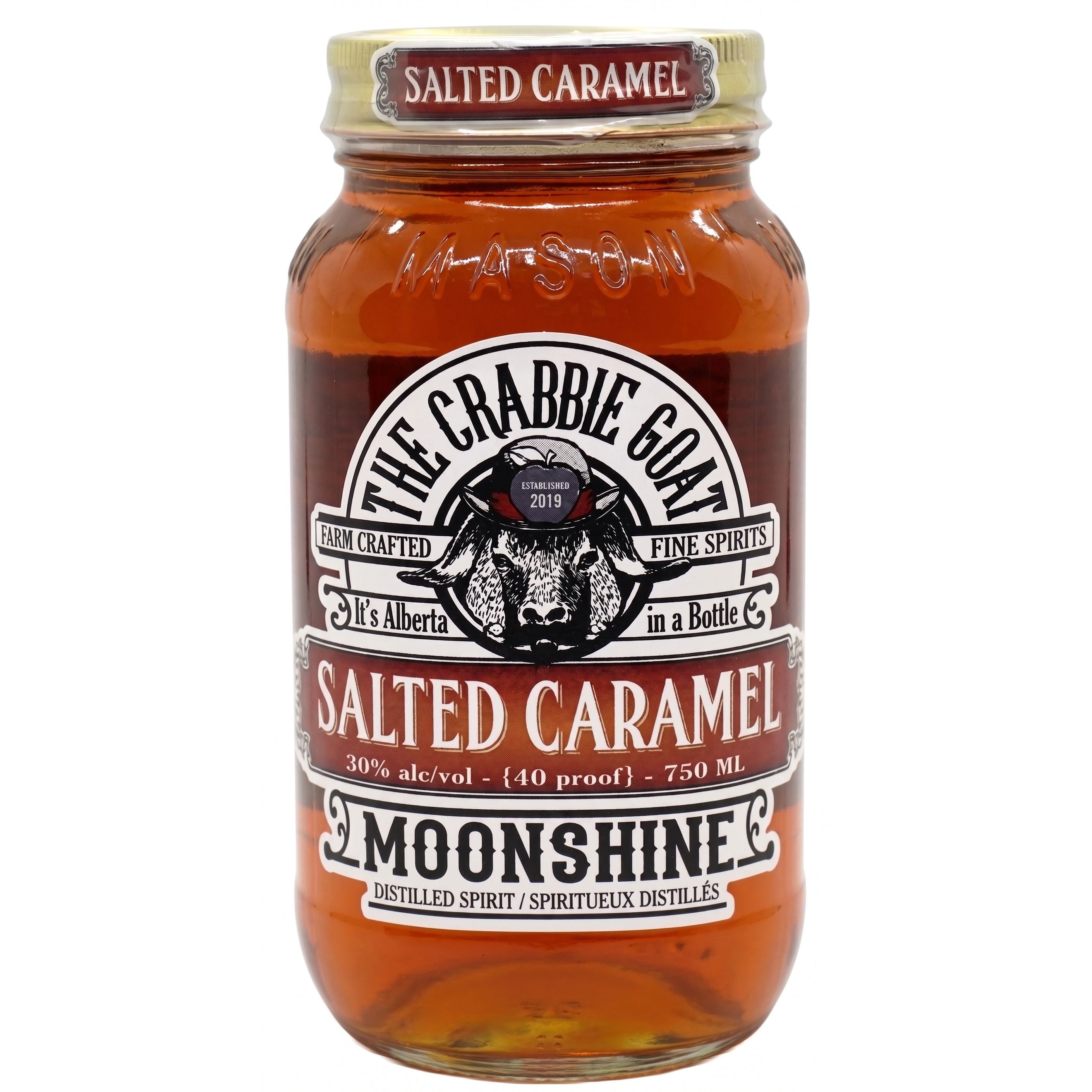 The Crabbie Goat Salted Caramel Moonshine