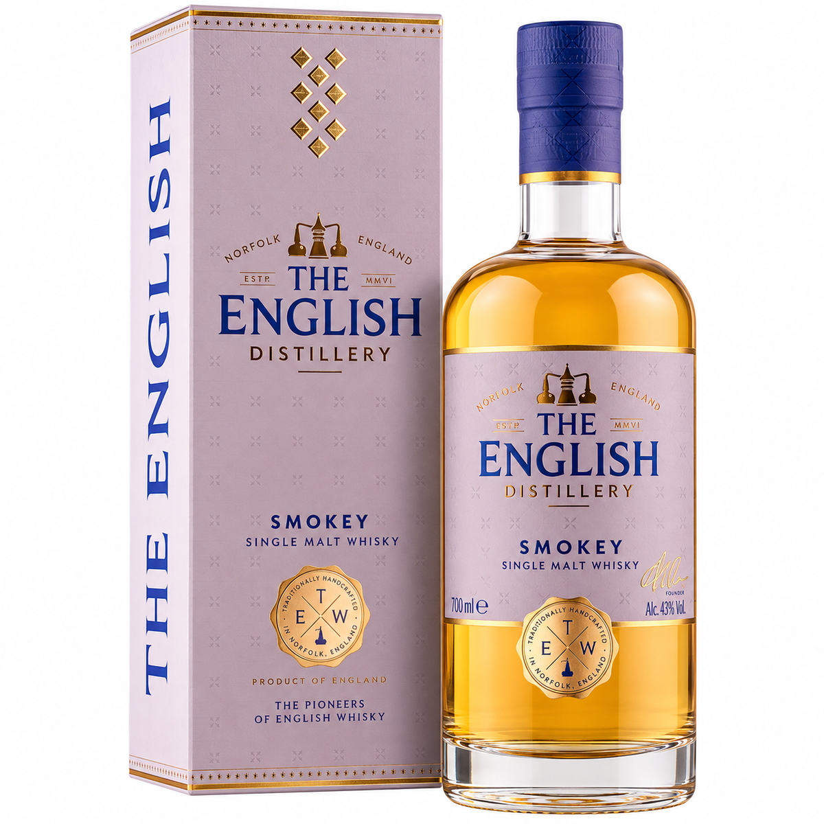 The English Whisky Company Smokey Single Malt Whisky