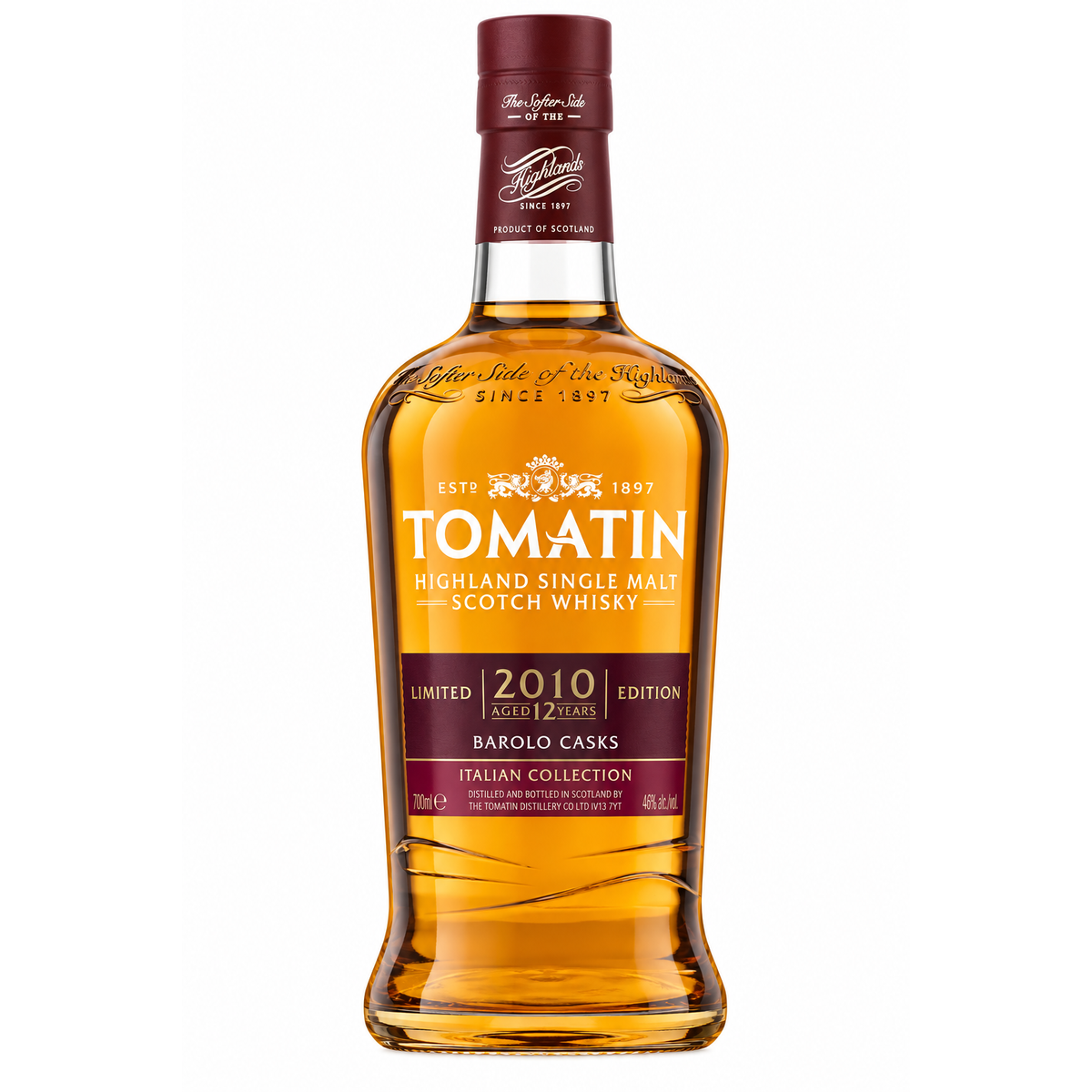 Tomatin Italian Collection Barolo Edition 12 Year Old 2010