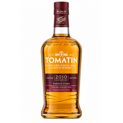 Tomatin Italian Collection Barolo Edition 12 Year Old 2010