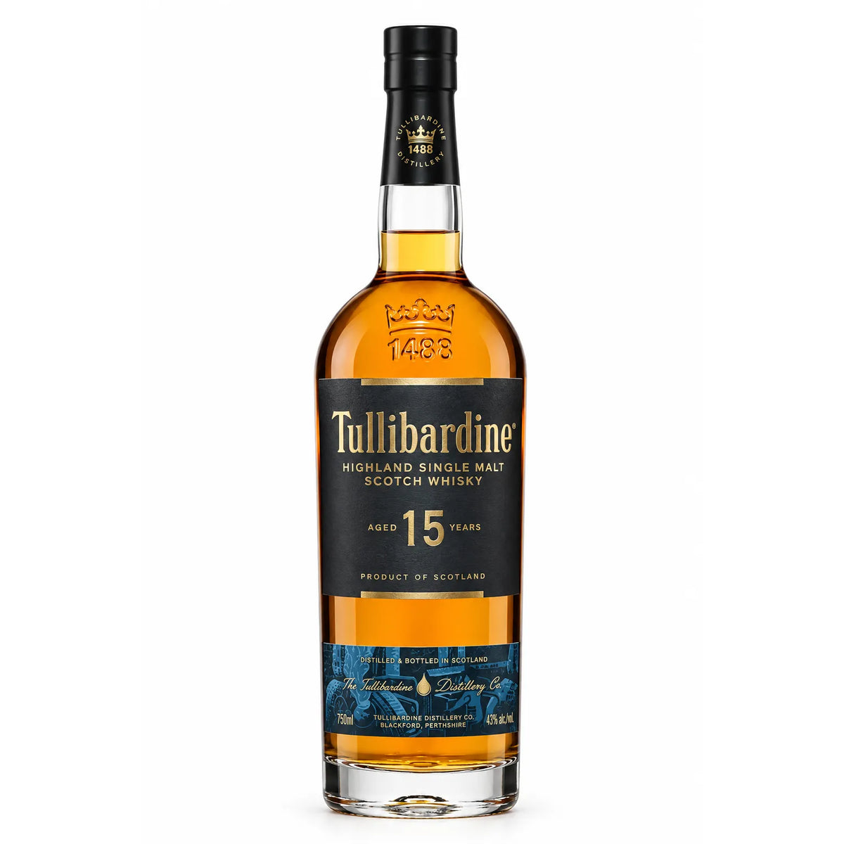 Tullibardine 15 Year Old Highland Single Malt Scotch