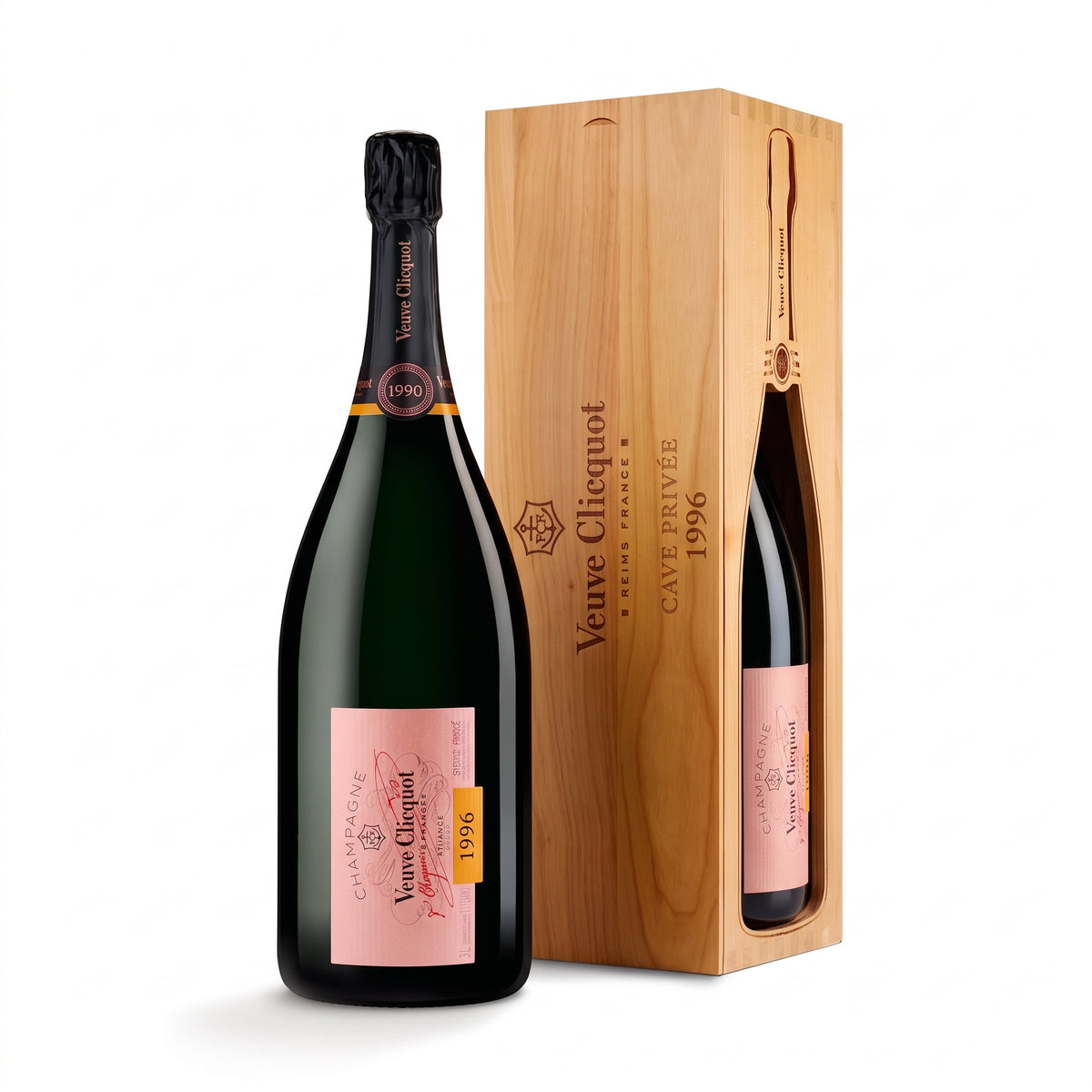 Veuve Clicquot Cave Privee Brut Rose 1996 3L Double Magnum