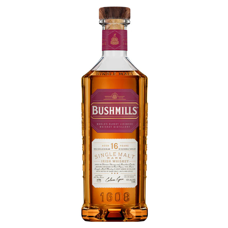 Bushmills 16 Year Old Irish Whiskey