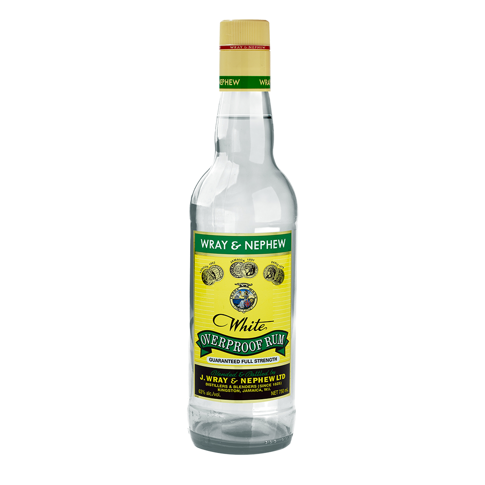 Wray & Nephew White Overproof Rum 63% 750ml