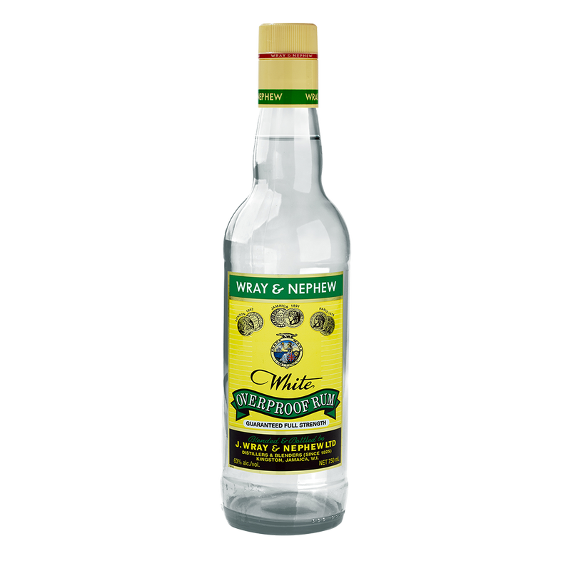 Wray & Nephew White Overproof Rum 63% 750ml