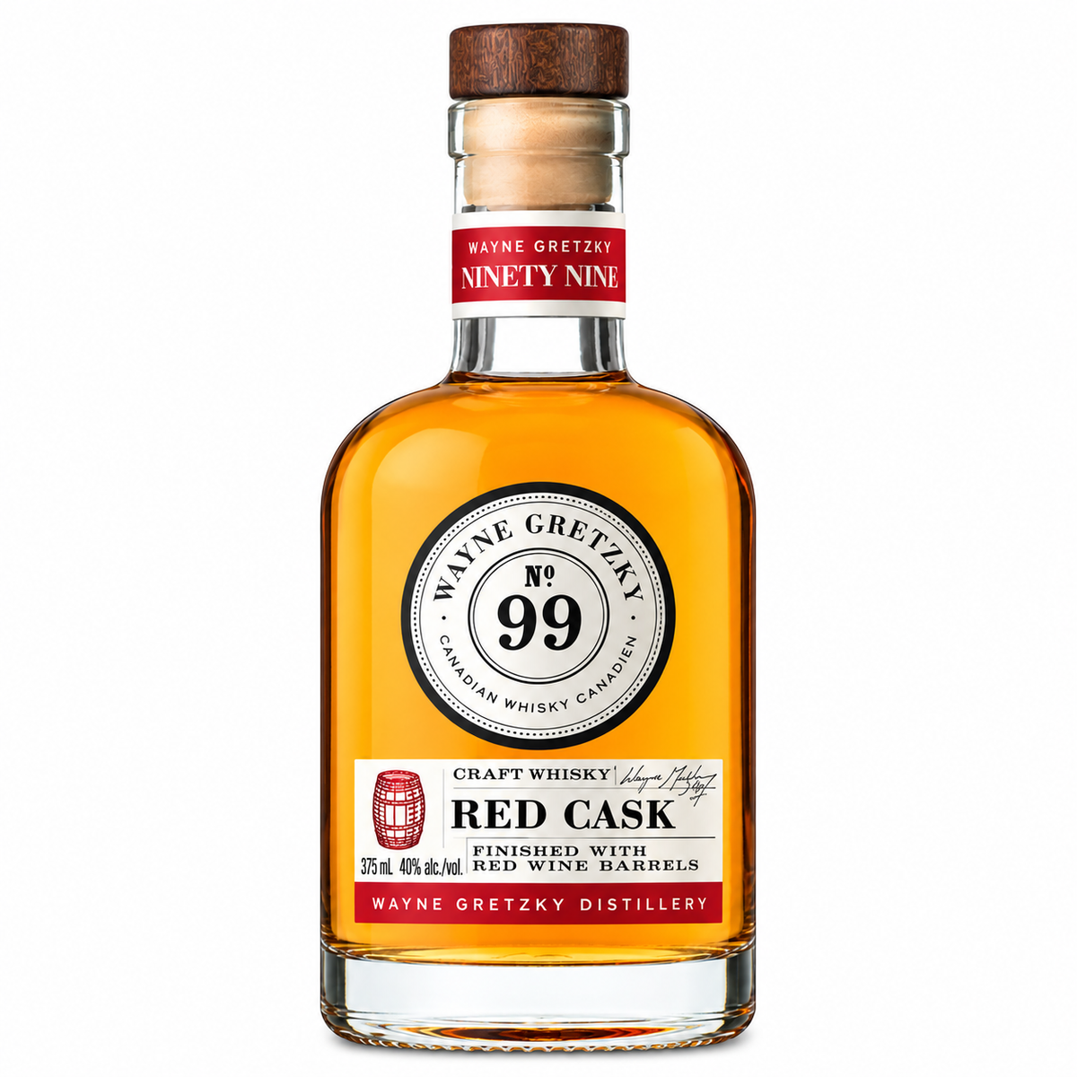 Wayne Gretzky Red Cask Whisky Holiday Gift Pack 375ml