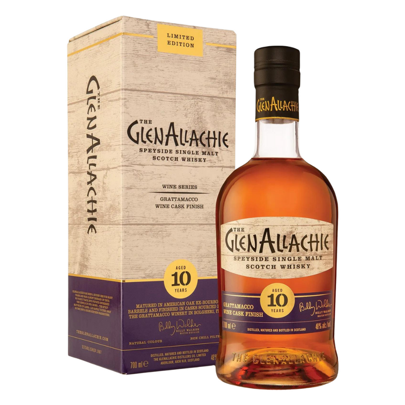 The GlenAllachie 10 Year Old Grattamacco Wine Finish 700ml