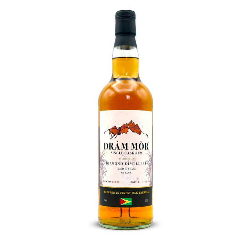 Dram Mor Guyana Diamond 10 Year Old 55% ABV 700ml