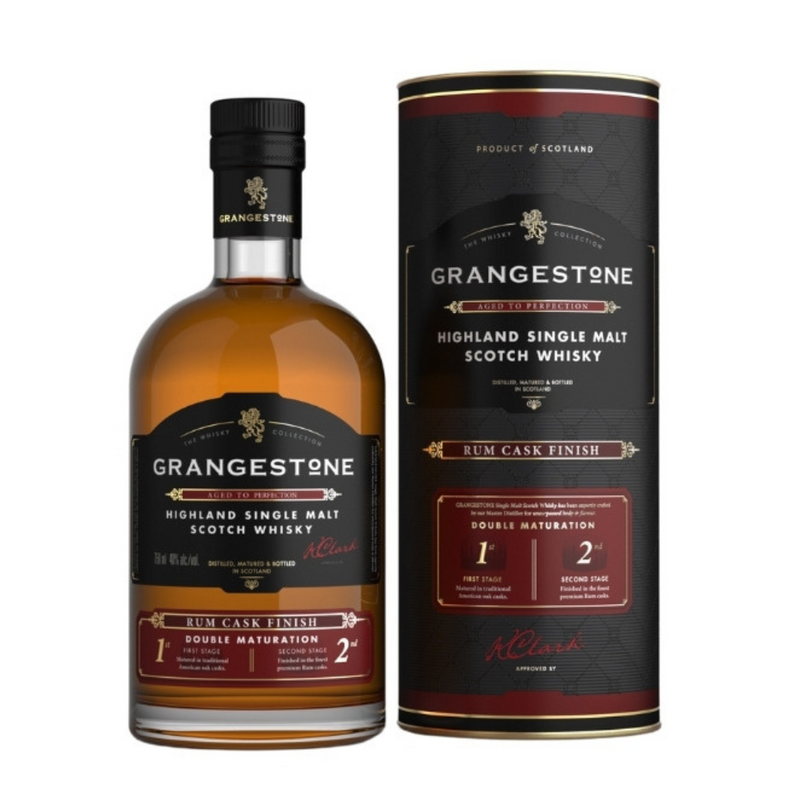 Grangestone Rum Cask Finish Single Malt 750ml